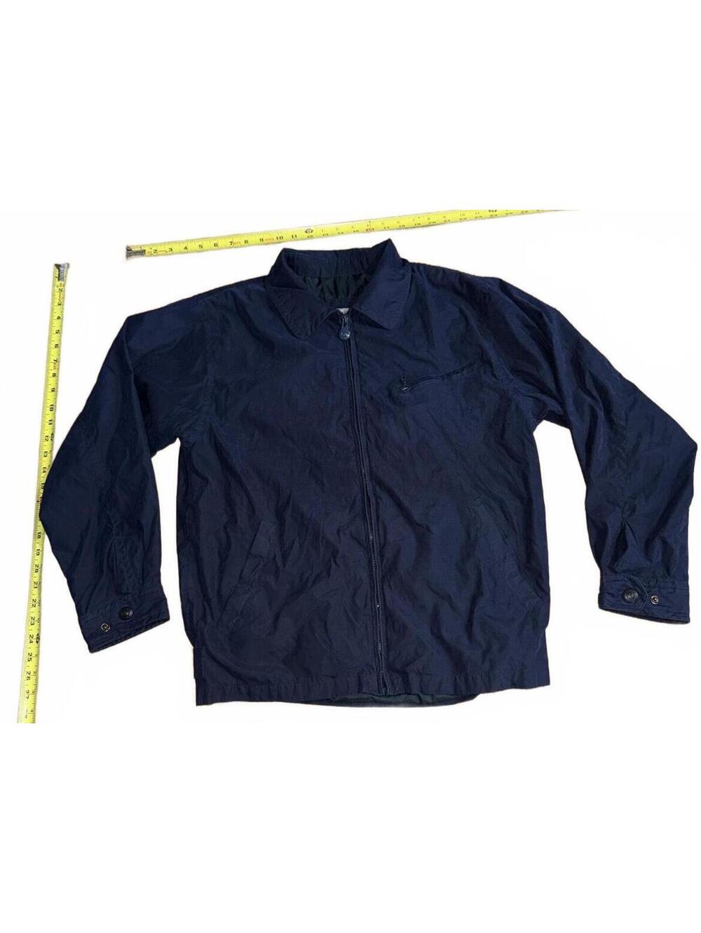 Vintage Forest Club by Rainforest Men's Navy Blue Jacket M